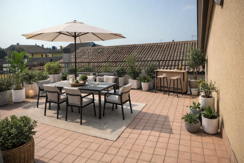 Albignasego. Porzione di casa con terrazzo abitabile di mq. 45