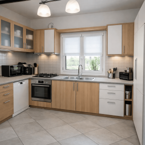 Le immagini presentano un allestimento di home staging virtuale.