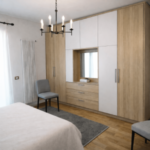 Le immagini presentano un allestimento di home staging virtuale.