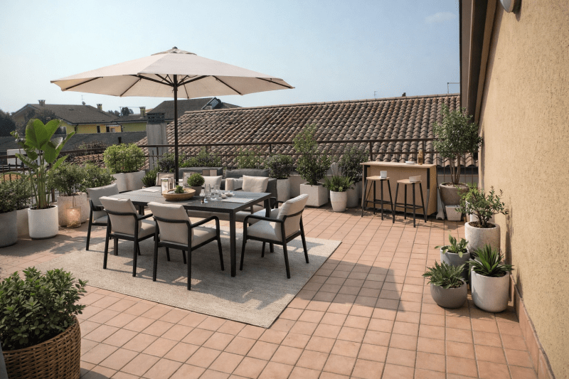 Albignasego. Porzione di casa con terrazzo abitabile di mq. 45